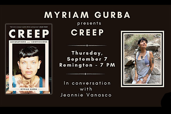 Myriam Gurba at Greedy Reads flyer